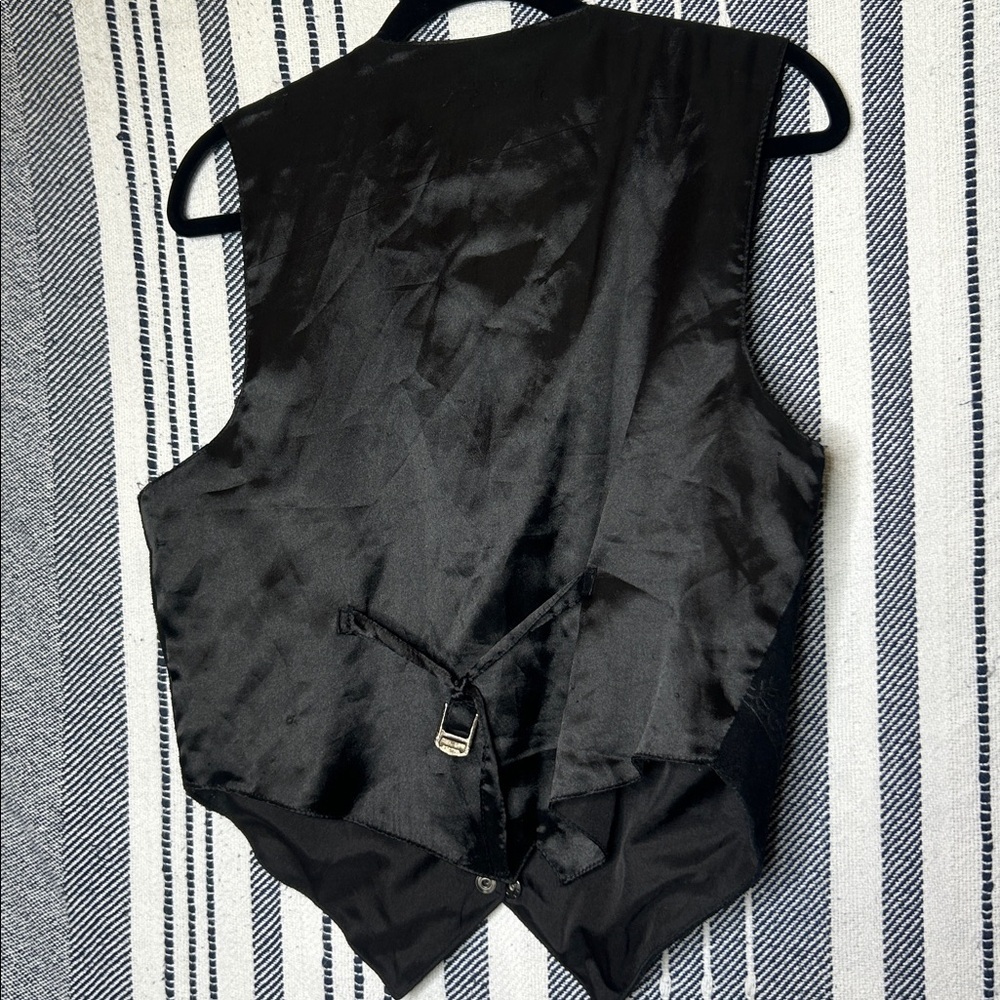 Karen’s Collection Vintage Suede Leather Embroidered Vest - Picture 3 of 4